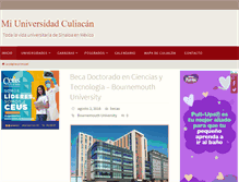 Tablet Screenshot of miuniversidadculiacan.com